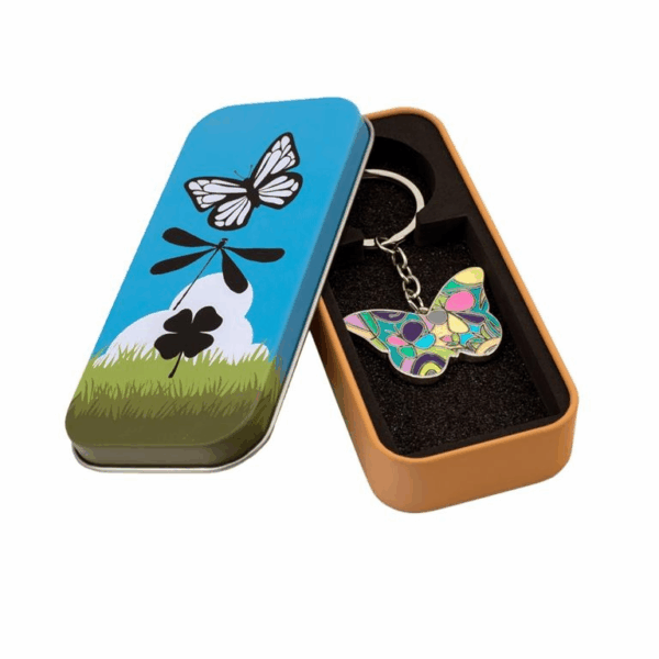 LLAVERO MARIPOSA ESMALTE - Imagen 2