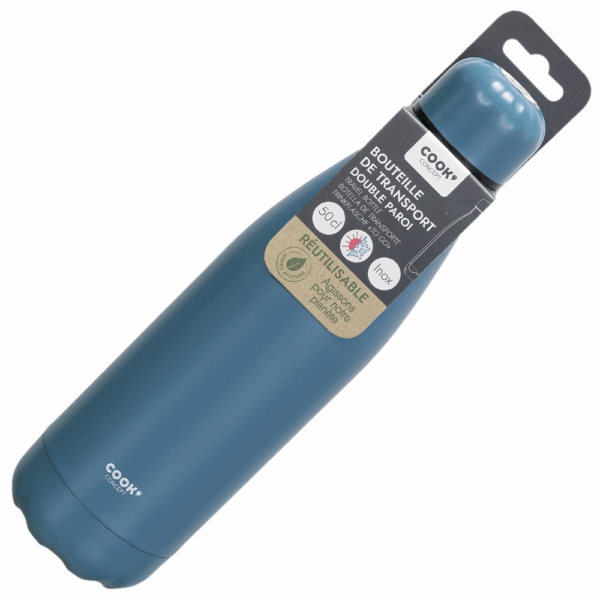 BOTELLA TERMO AZUL - Imagen 4