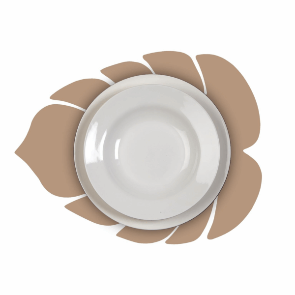 SALVAMANTEL HOJA BEIGE - Imagen 3