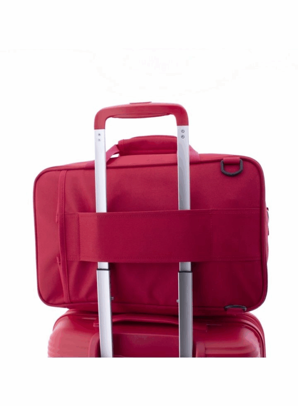 BOLSA-MOCHILA VIAJE CABINA ROJO - Imagen 9