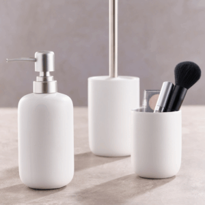 JUEGO DE BAÑO BLANCO