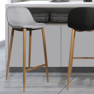 TABURETE BAR GRIS