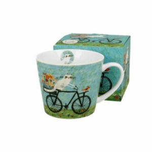 MUG JUMBO GATO BICI