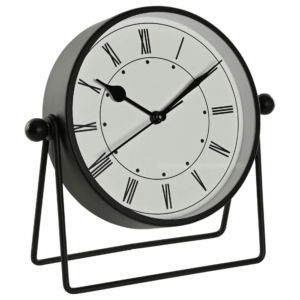 RELOJ SOBREMESA NEGRO