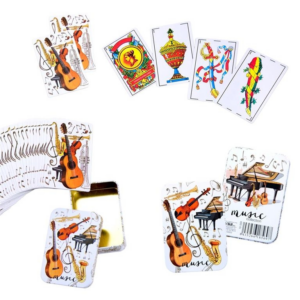 BARAJA ESPAÑOLA INSTRUMENTOS MUSICA