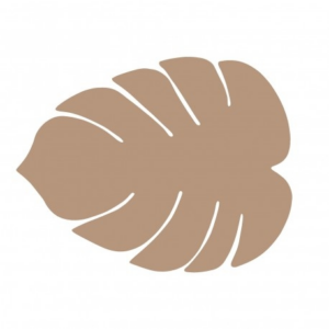 SALVAMANTEL HOJA BEIGE