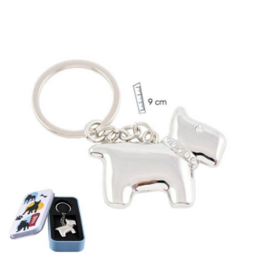 LLAVERO PERRO LISO PIEDRAS
