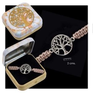 PULSERA ARBOL DE LA VIDA PLATA NATU