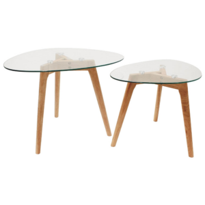 MESAS NIDO CRISTAL SET 2