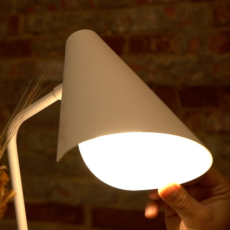 SOBREMESA METAL BLANCO