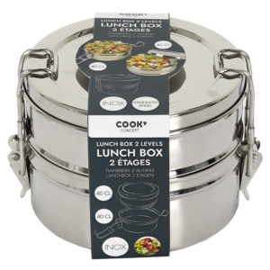 FIAMBRERA 2 PISOS ACERO INOX