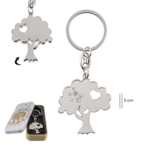 LLAVERO ARBOL LISO PIEDRAS