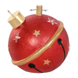 BASE ARBOL LED BOLA ROJA